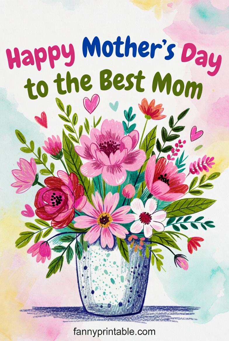 Mother's Day Drawing - Fanny Printable (4)