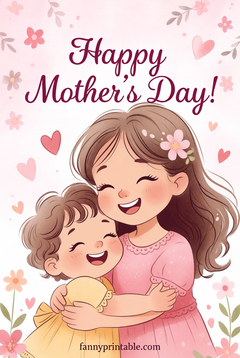 Mother's Day Drawings - Fanny Printable (2)