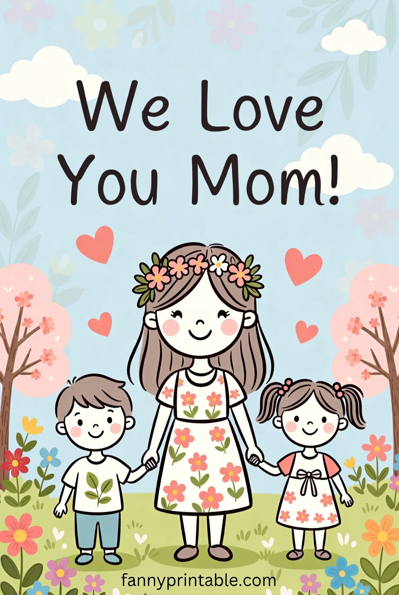 Mother's Day Drawings - Fanny Printable (4)