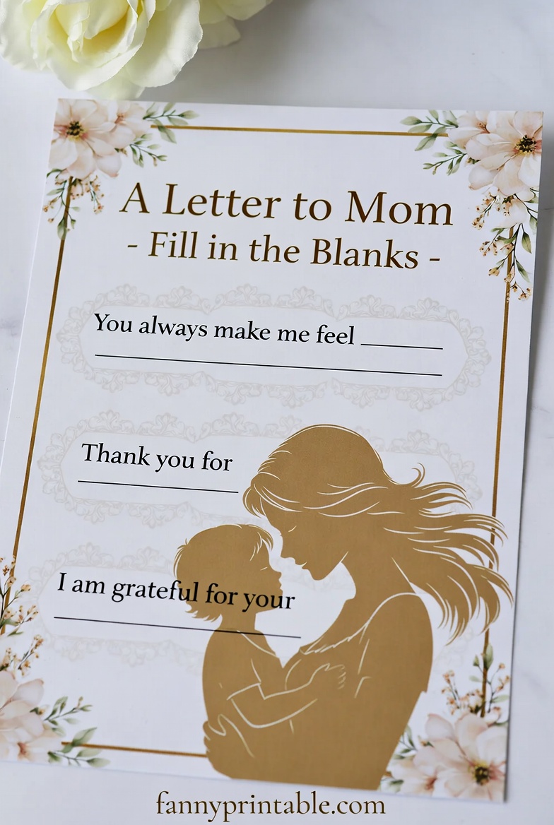 Mother's Day Fill In The Blank Printable (2)