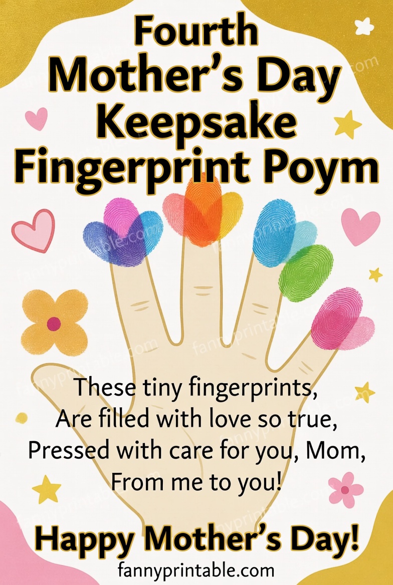 Mother's Day Fingerprint Poem Printable (2)