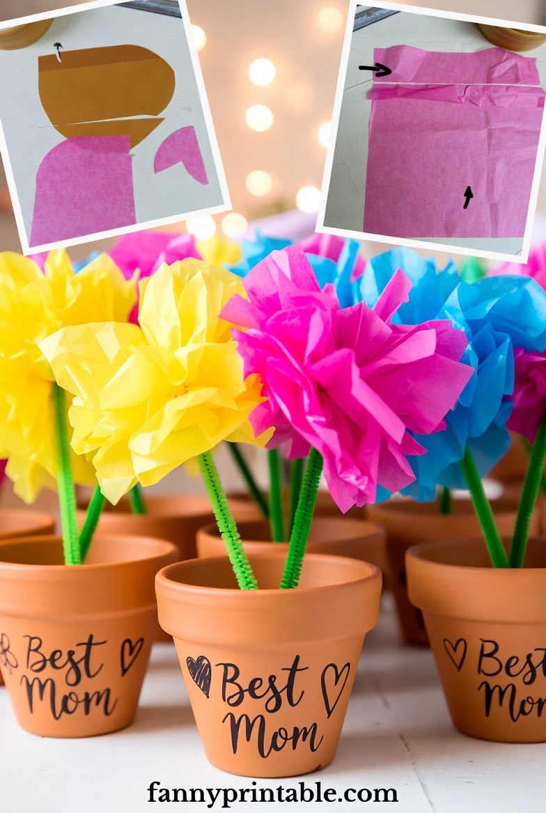 Mother's Day Flower Craft - Fanny Printable (1)