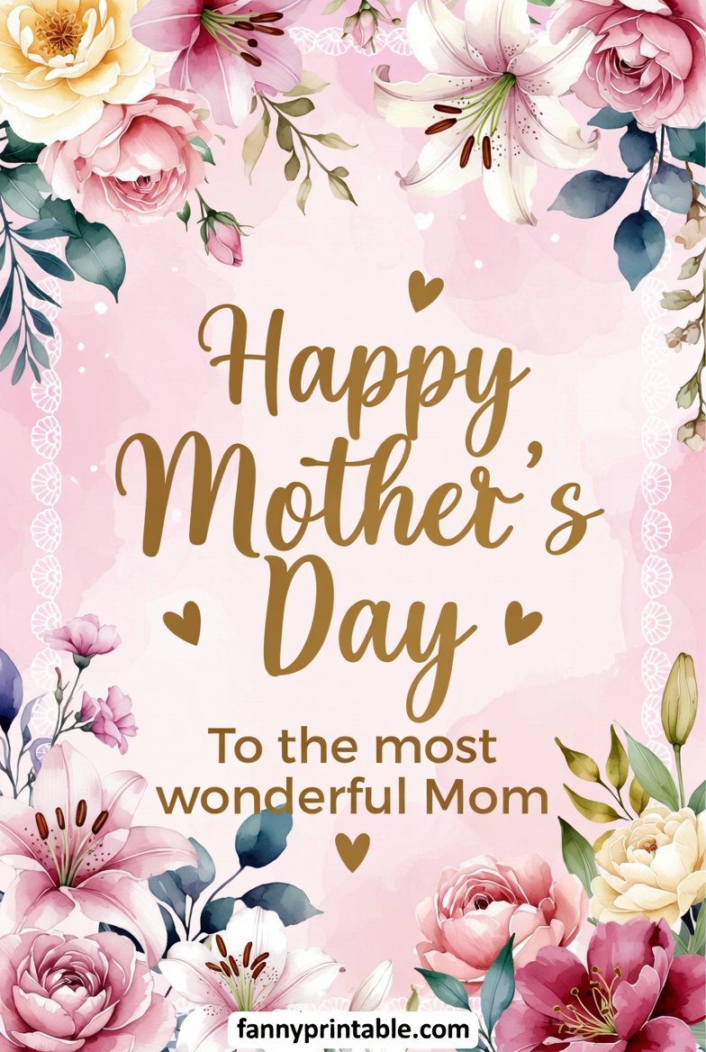 Mother's Day Free Printable Card - Fanny Printable (2)