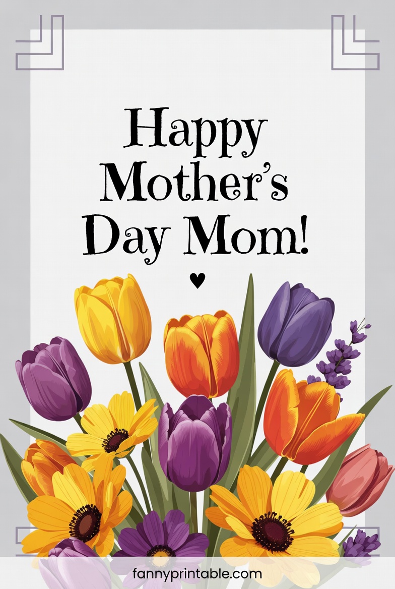 Mother's Day Free Printable Card - Fanny Printable (3)