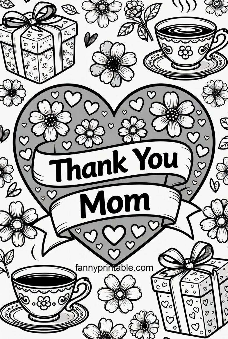 Mother's Day Free Printable Coloring Pages (2)