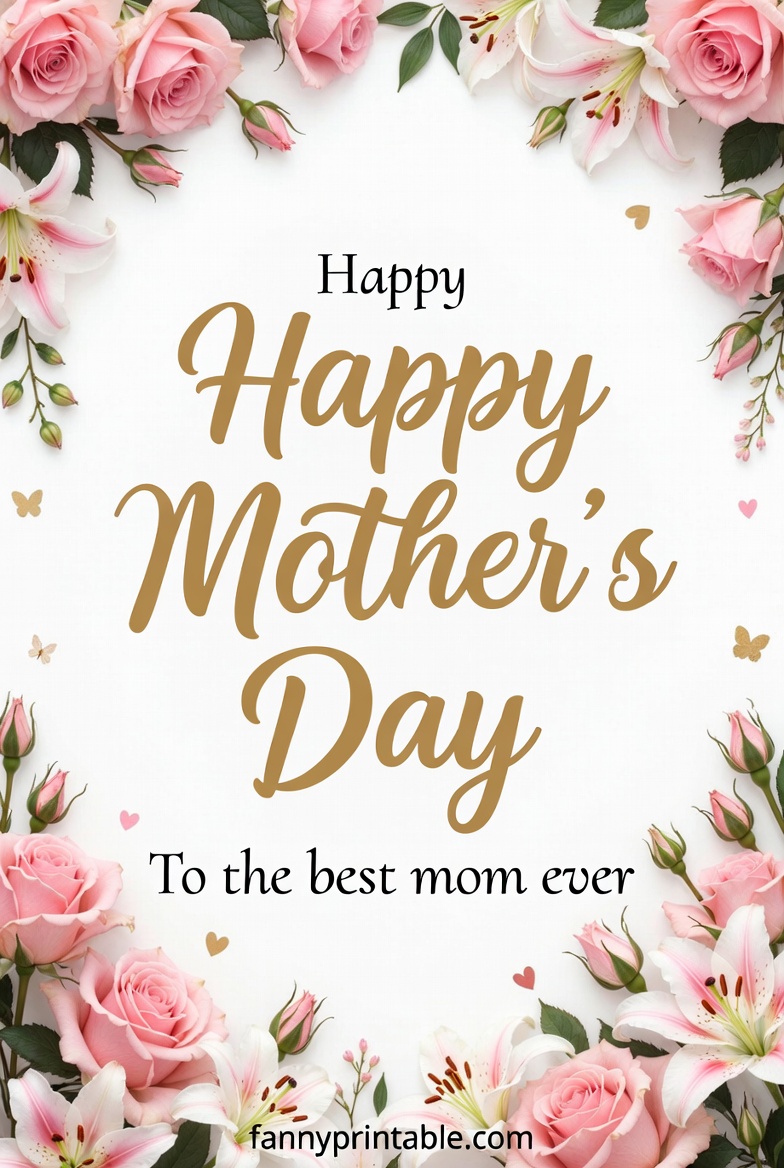 Mother's Day Free Printable - Fanny Printable (2)