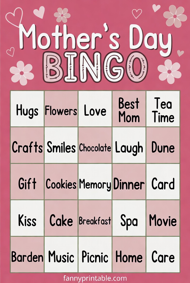 Mother's Day Games - Fanny Printable (4)