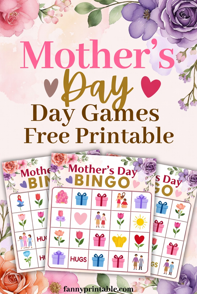 Mother's Day Games Free Printable - Fanny Printable (3)