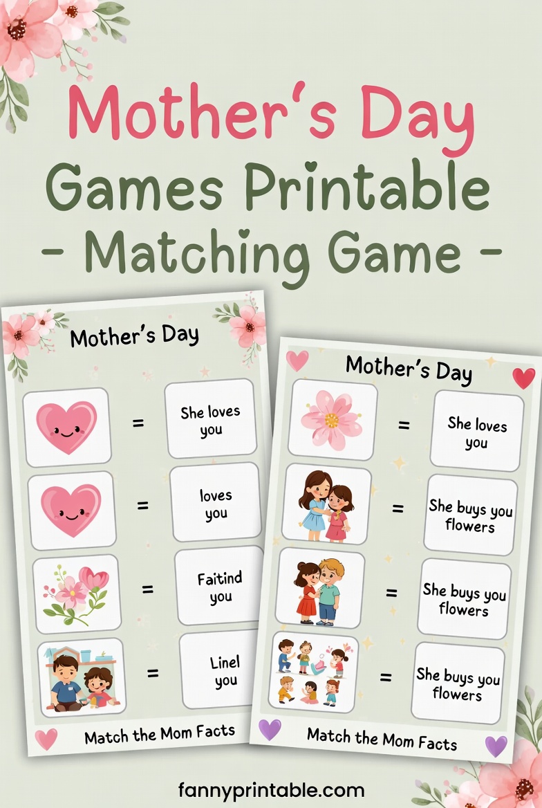 Mother's Day Games Printable (2)