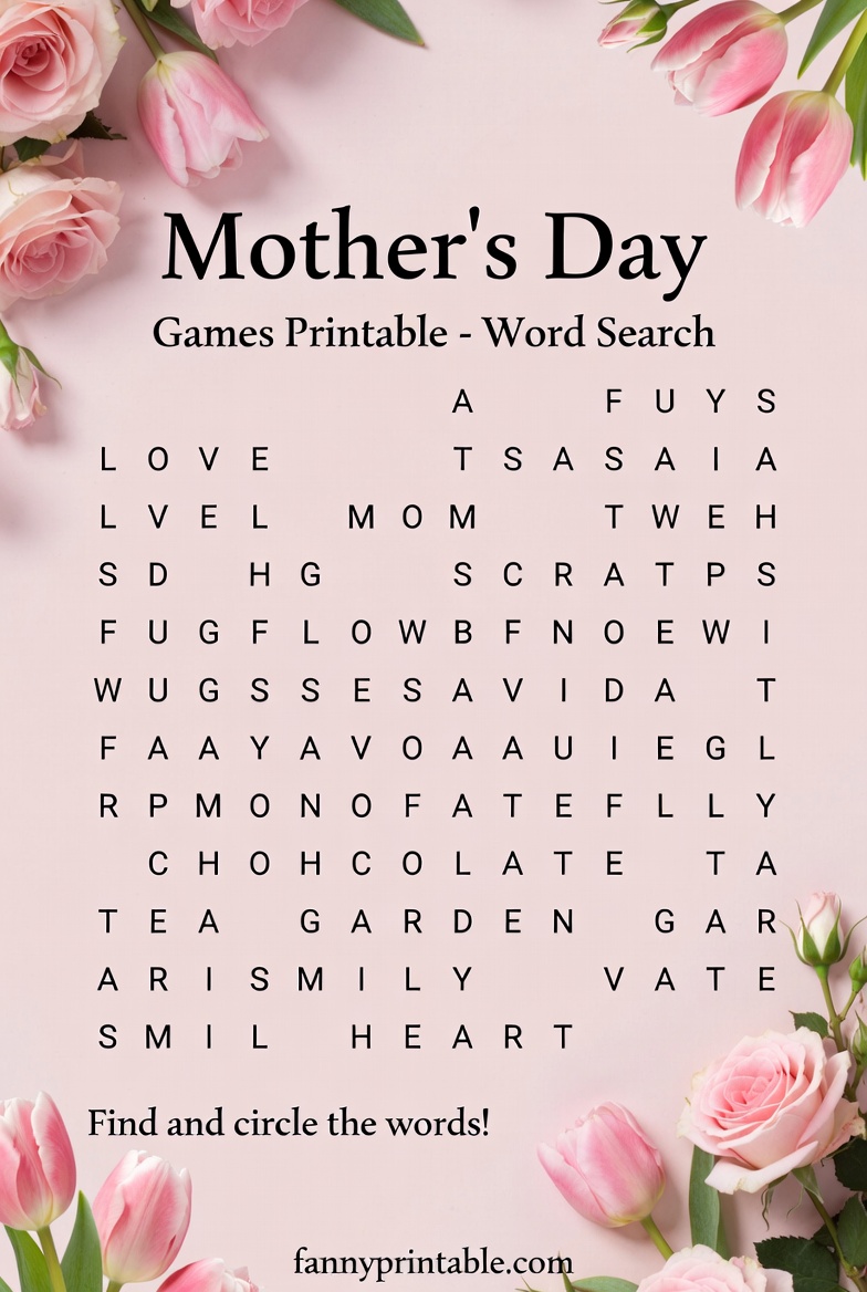 Mother's Day Games Printable (4)