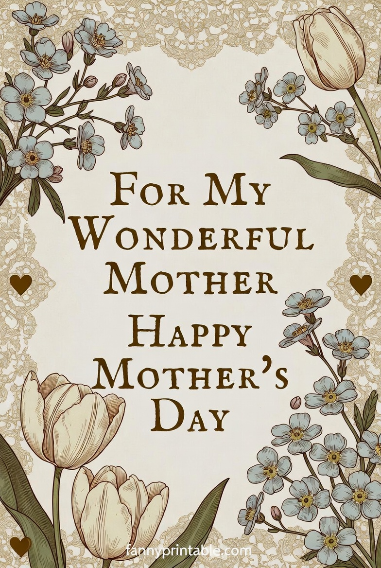 Mother's Day Gift Card - Fanny Printable (4)