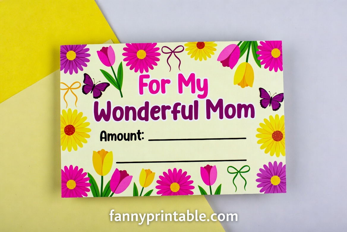 Mother's Day Gift Card Printable (2)