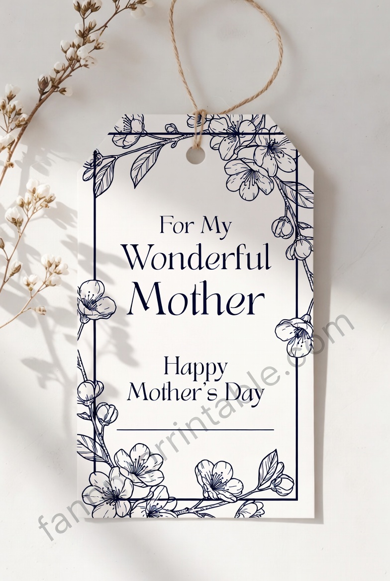 Mothers Day Gift Tags Printable 2 Mother's Day Gift Tags Printable (2)