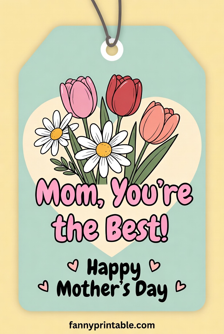Mothers Day Gift Tags Printable 3 Mother's Day Gift Tags Printable (3)