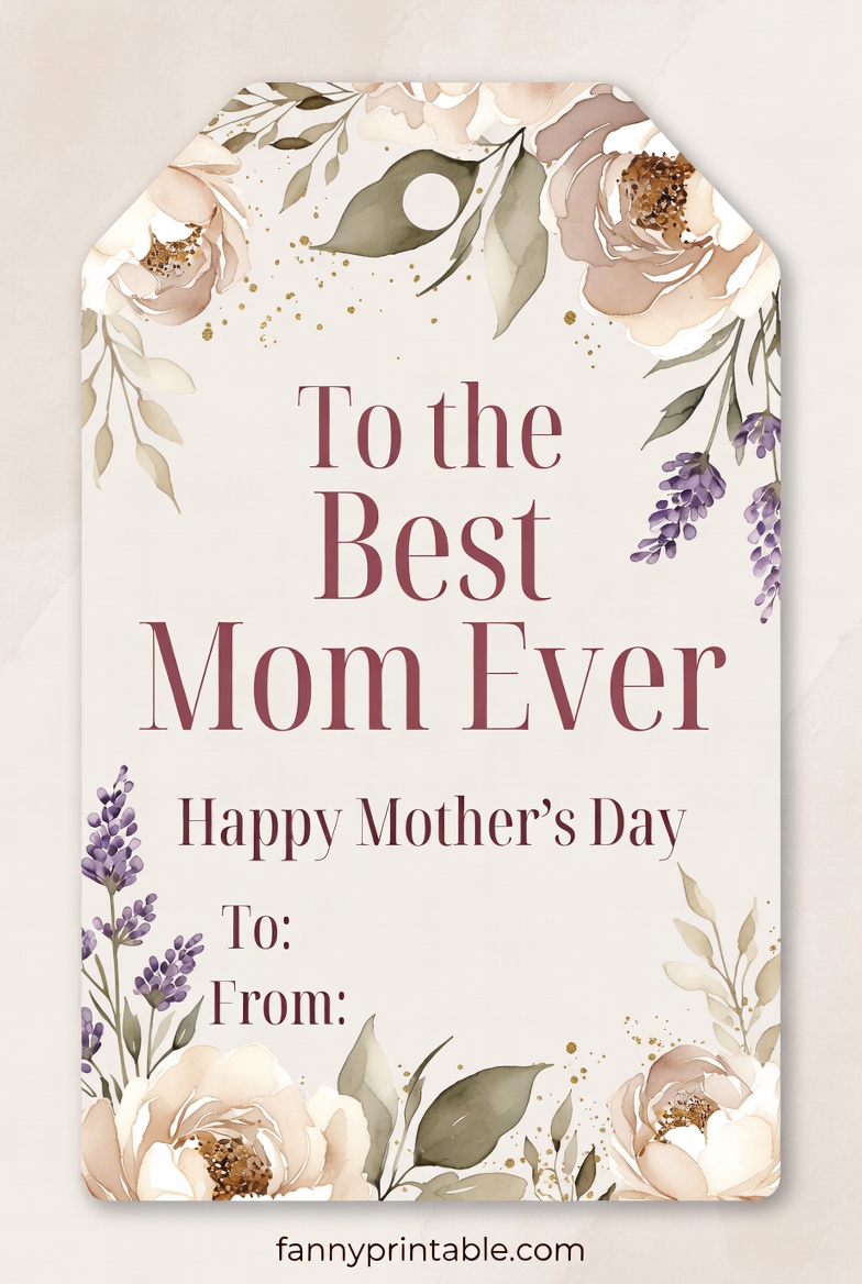 Mothers Day Gift Tags Printable 4 Mother's Day Gift Tags Printable (4)