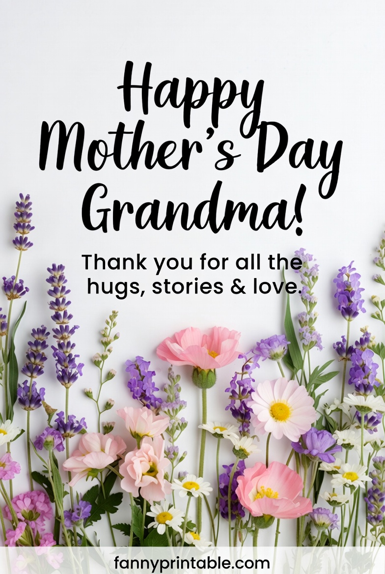 Mothers Day Grandma Printable 1 Mother's Day Grandma Printable (1)