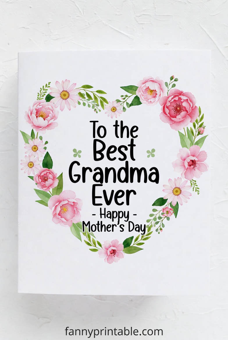 Mothers Day Grandma Printable 2 Mother's Day Grandma Printable (2)