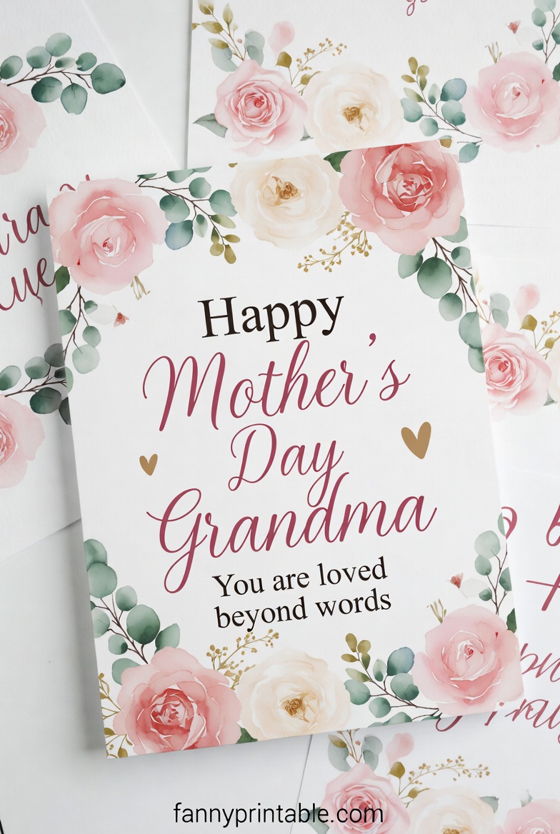 Mothers Day Grandma Printable 3 Mother's Day Grandma Printable (3)
