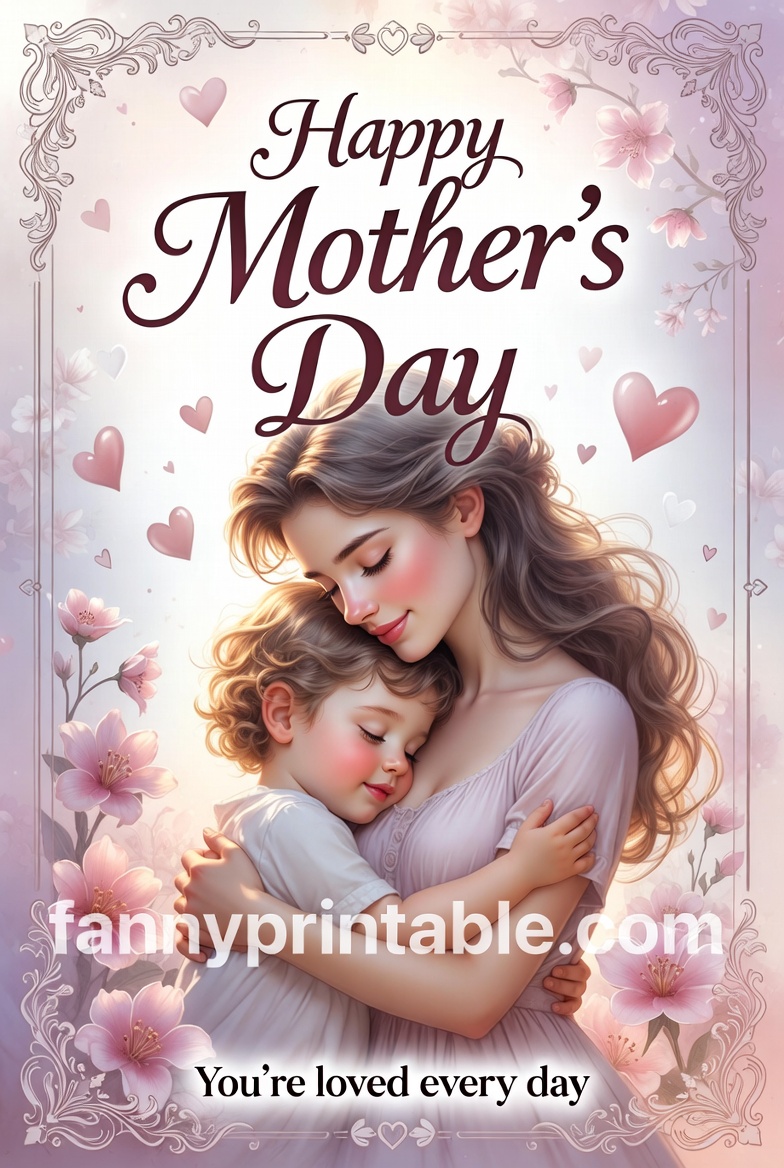 Mother's Day Greeting Card - Fanny Printable (4)