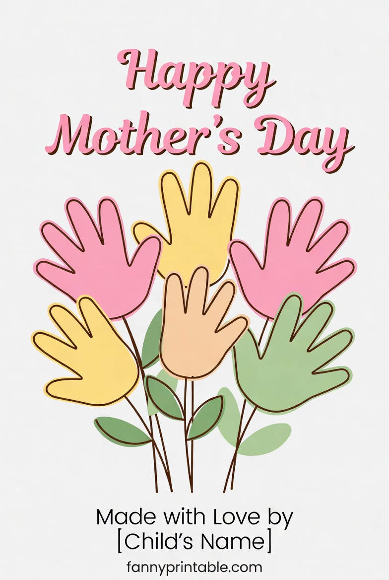 Mother's Day Handprint Free Printable (4)