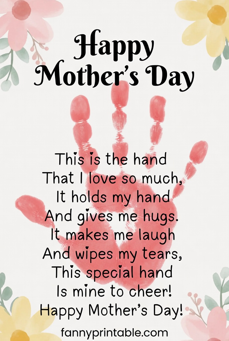 Mother's Day Handprint Poem Printable (4)