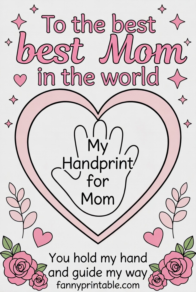 Mother's Day Handprint Printable - Fanny Printable (4)
