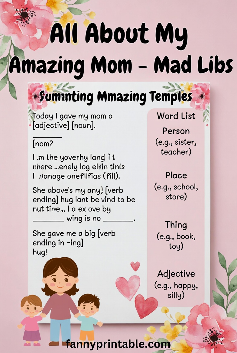 Mother's Day Mad Libs Printable (3)