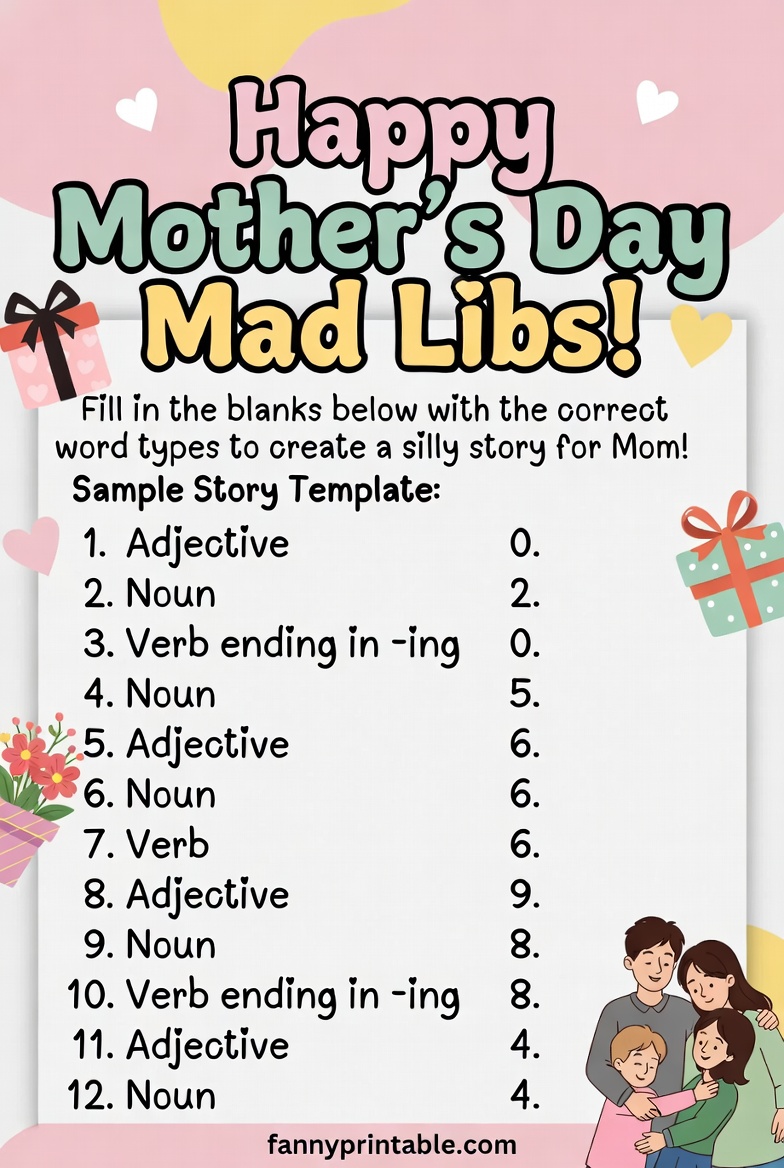 Mother's Day Mad Libs Printable (4)