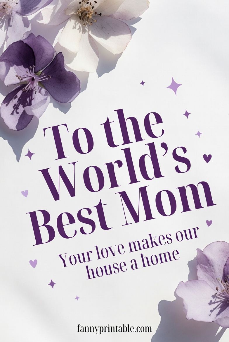 Mother's Day Message - Fanny Printable (4)