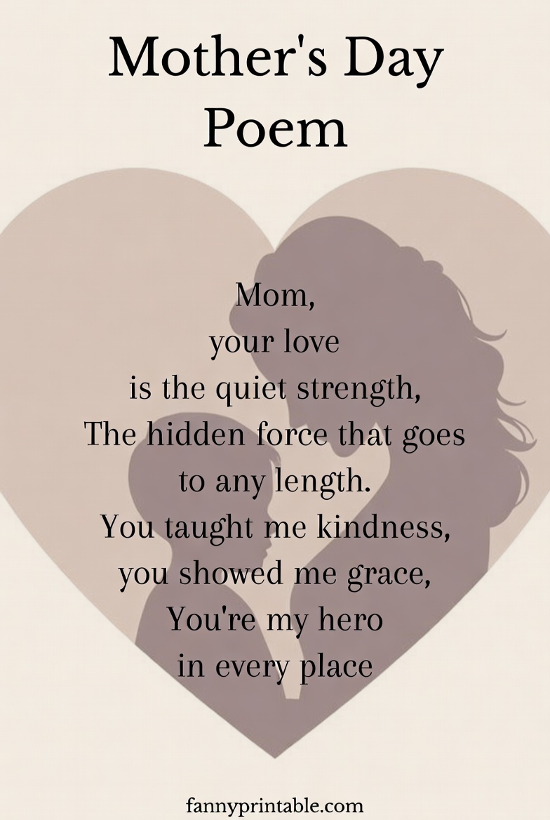 Mother's Day Poem - Fanny Printable (4)
