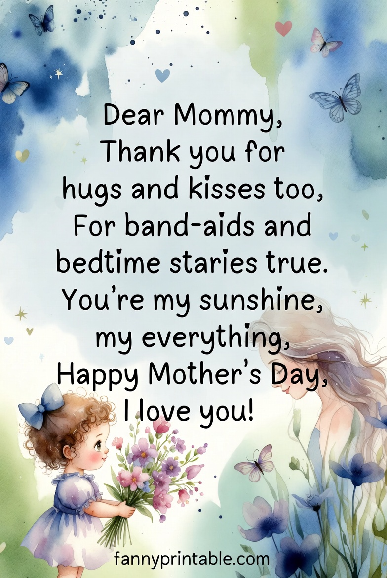 Mother's Day Poem From Child - Fanny Printable (3)