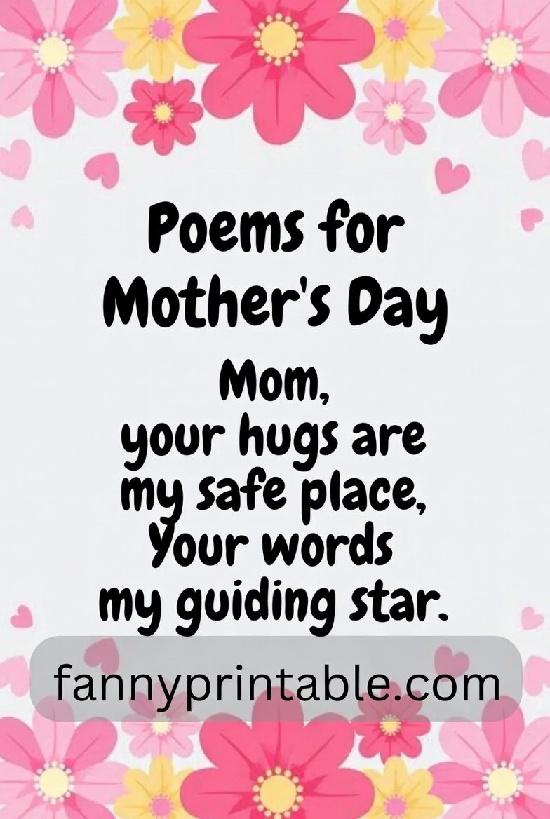 Mother's Day Poems - Fanny Printable (1)