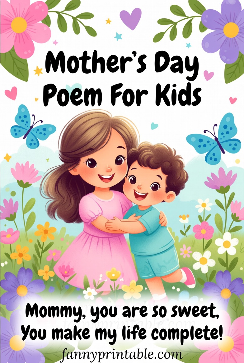 Mother's Day Poems For Children - Fanny Printable (4)