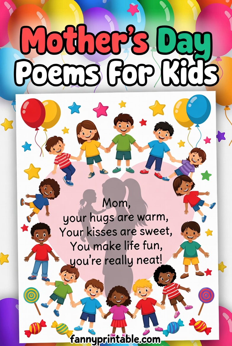 Mother's Day Poems For Kids - Fanny Printable (2)