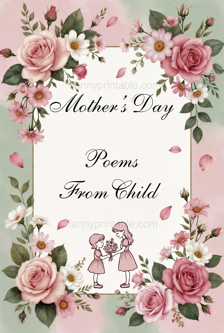 Mother's Day Poems From Child - Fanny Printable (3)
