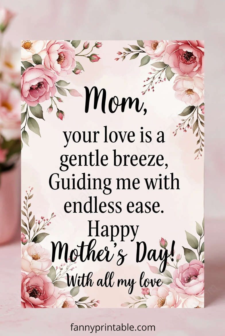 Mother's Day Poems Short - Fanny Printable (2)