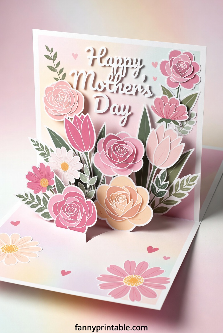 Mother's Day Pop Up Card Printable (1)