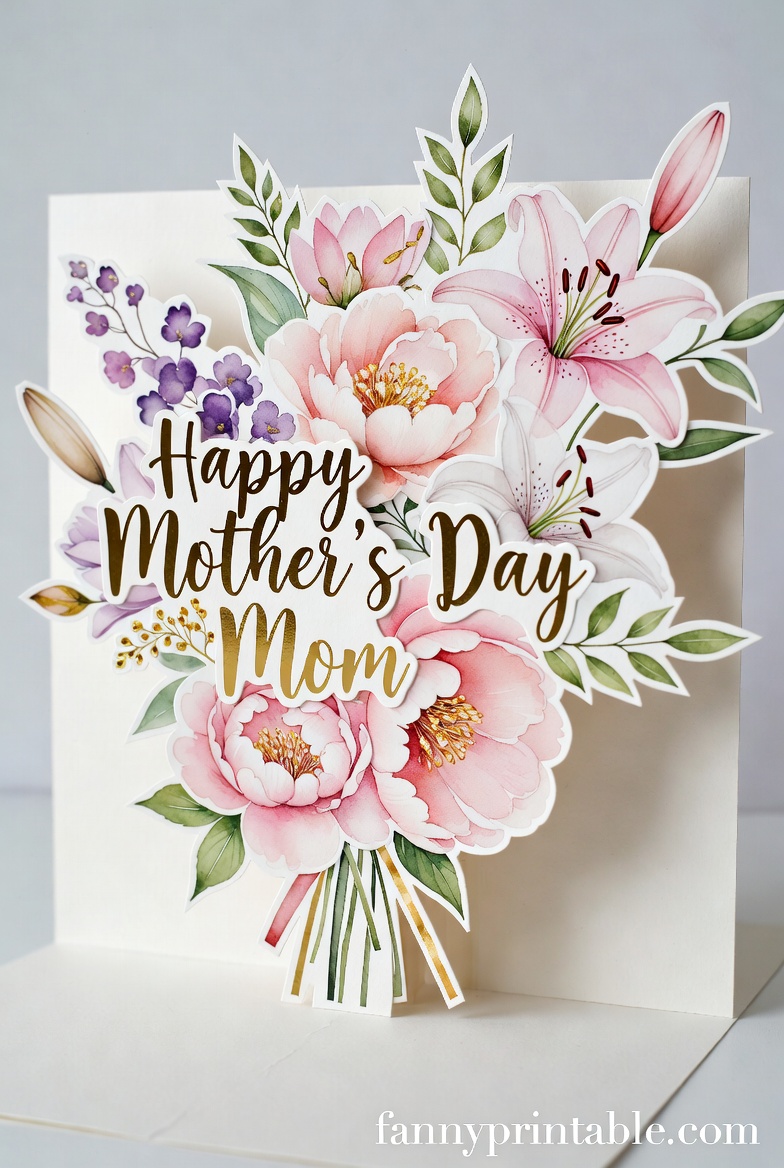 Mother's Day Pop Up Card Printable (2)