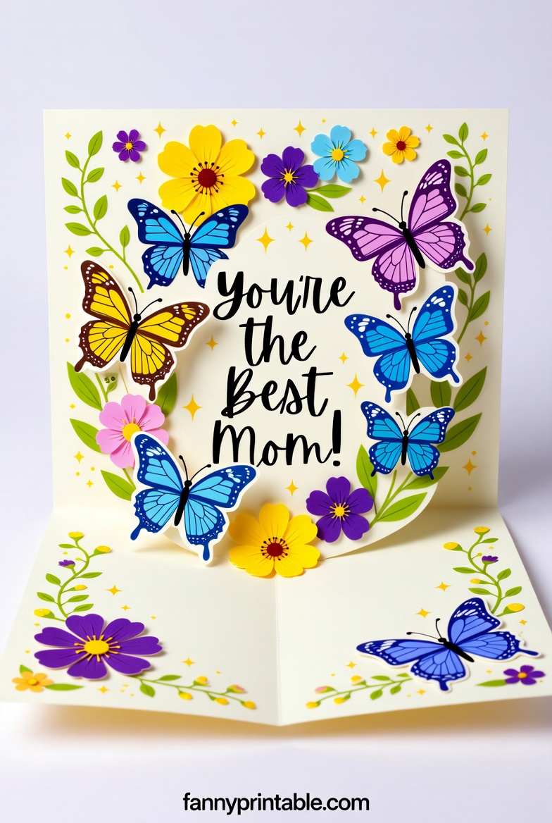 Mother's Day Pop Up Card Printable (4)
