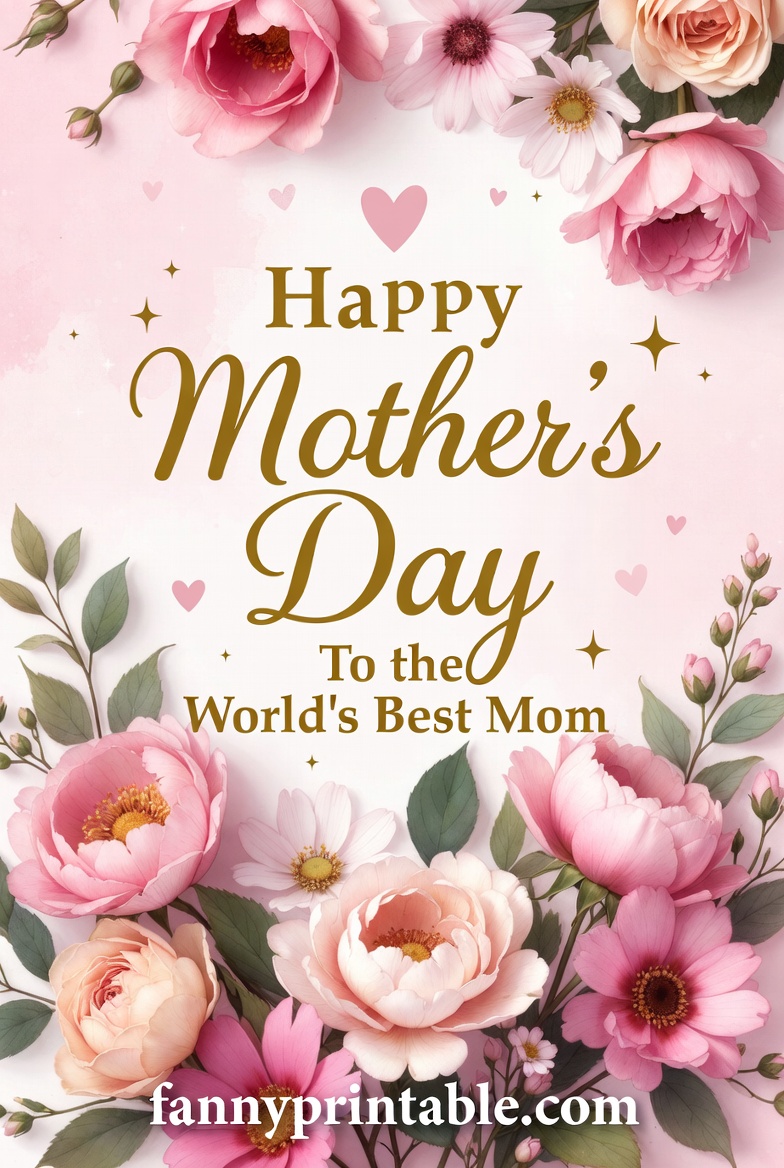 Mothers Day Poster Fanny Printable 4 Mother's Day Poster - Fanny Printable (4)