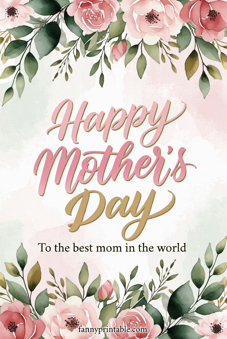 Mothers Day Printable Fanny Printable 4 Mother's Day Printable - Fanny Printable (4)