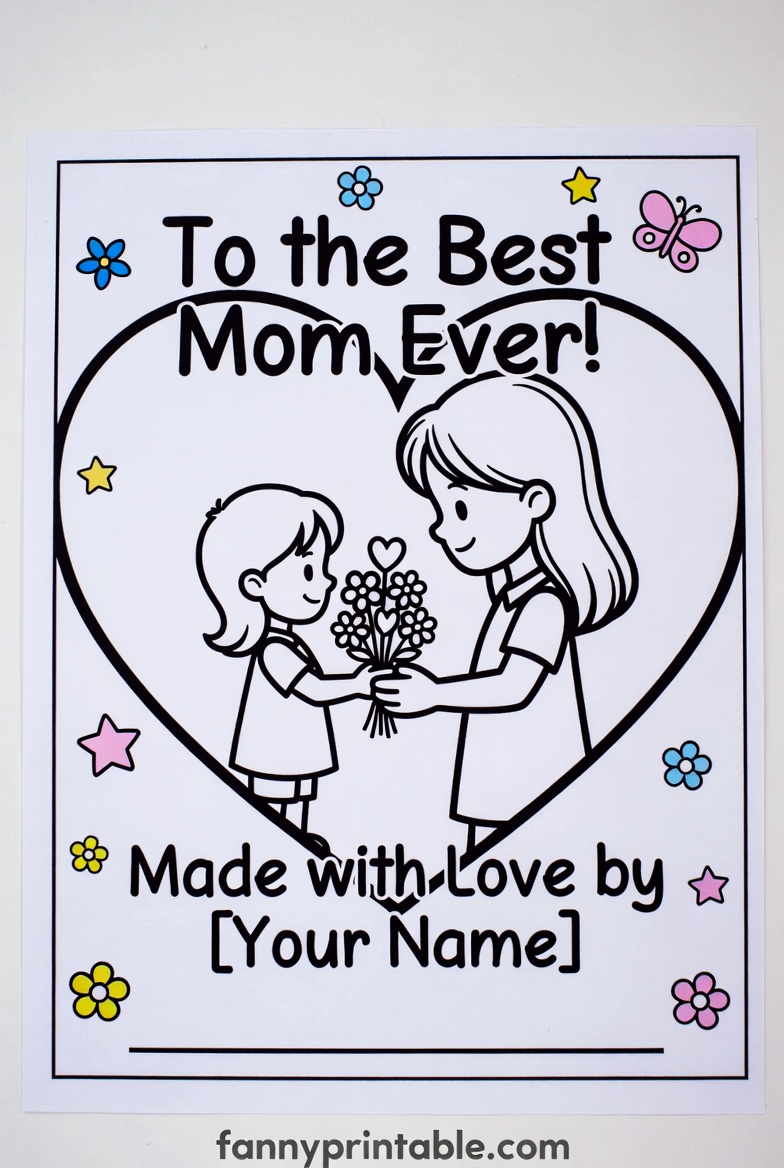 Mothers Day Printable For Kids 2 Mother's Day Printable For Kids (2)