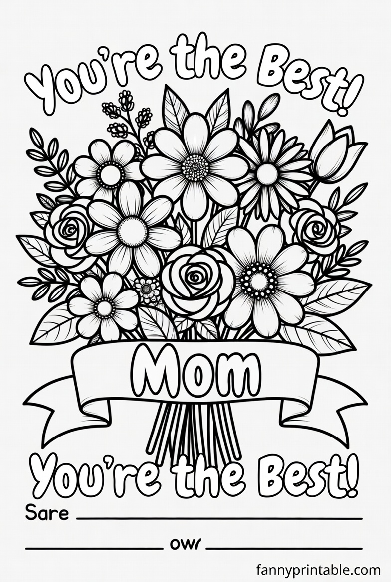 Mothers Day Printable For Kids 3 Mother's Day Printable For Kids (3)