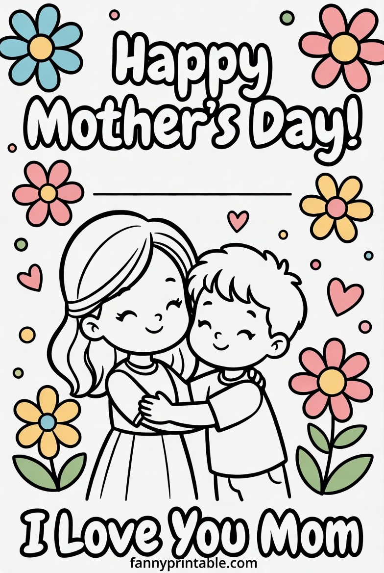 Mothers Day Printable For Kids 4 Mother's Day Printable For Kids (4)