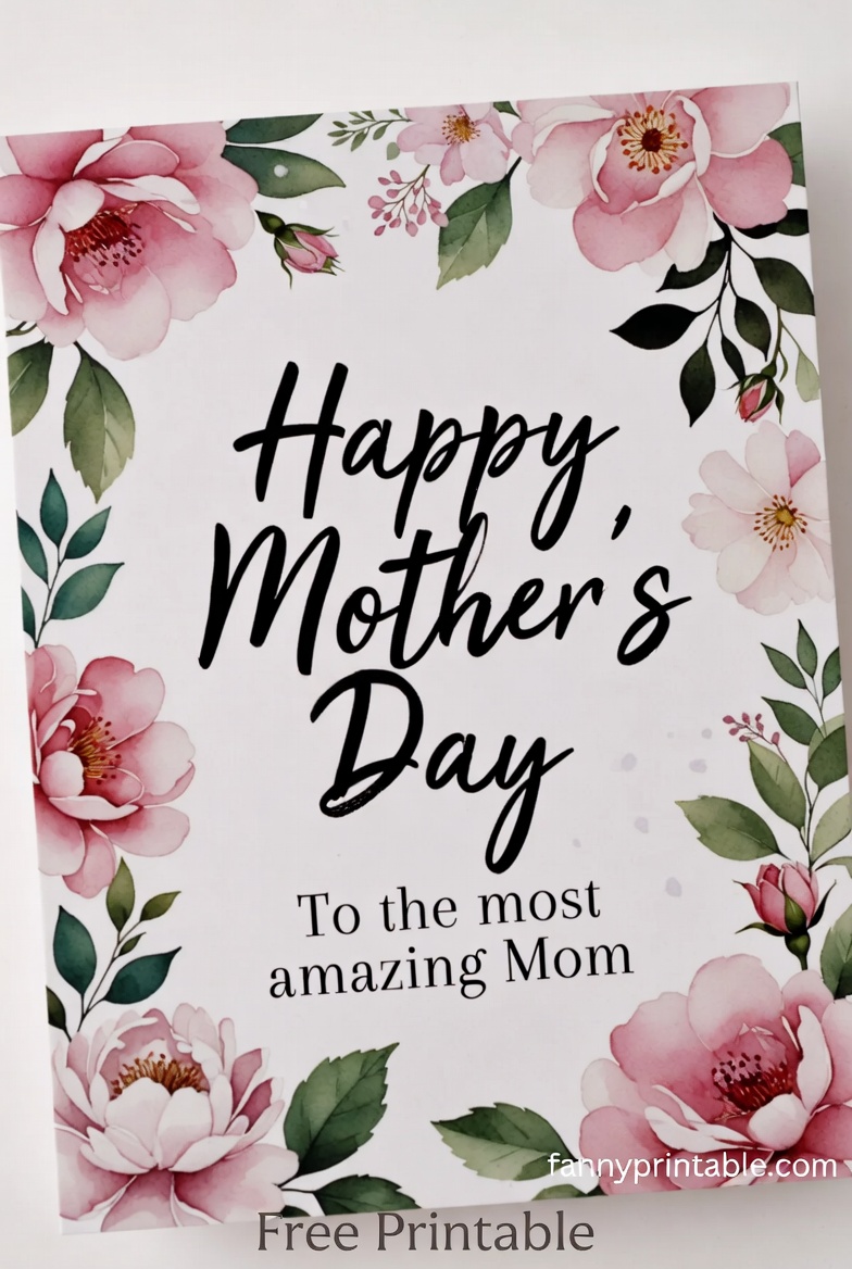 Mother's Day Printable Free - Fanny Printable (2)