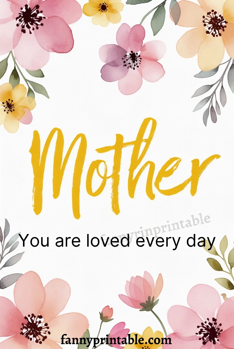 Mother's Day Printable Free - Fanny Printable (4)