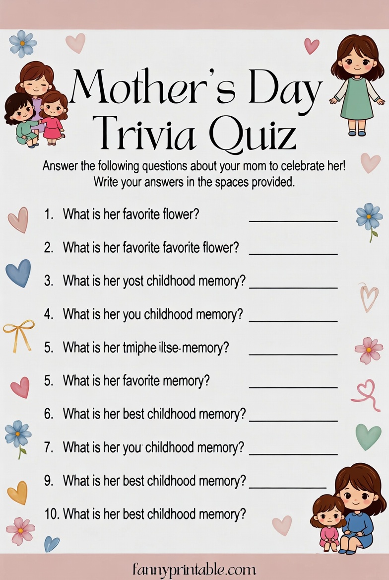 Mother's Day Printable Games (4)