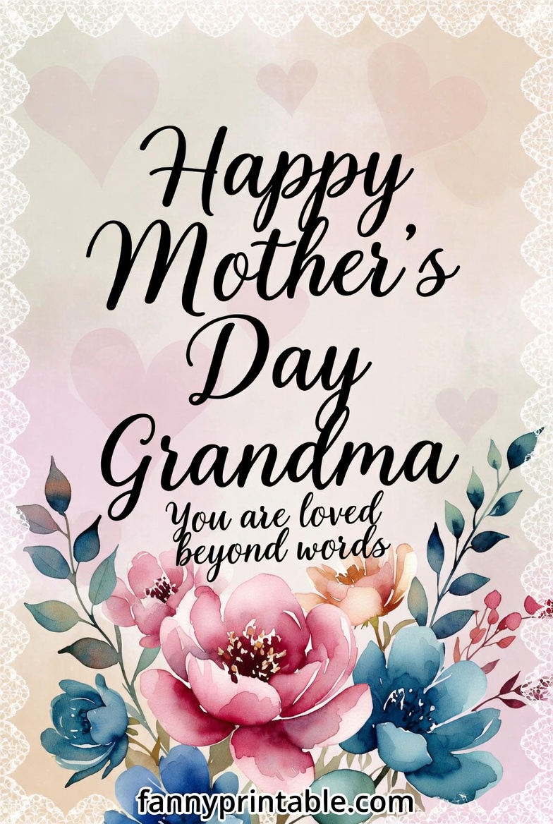 Mother's Day Printable Grandma (1)