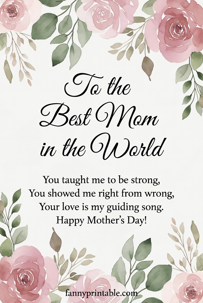 Mother's Day Printable Mothers Day Poems (1)