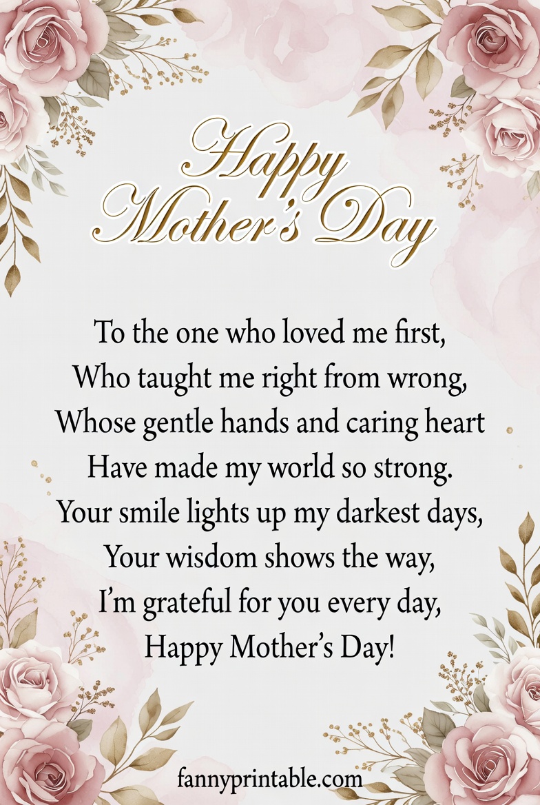 Mother's Day Printable Poem (1)